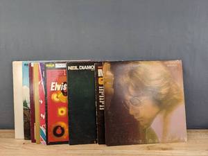 lot 29C image: (10) Vintage Records includes Elvis andNeil Diamond E