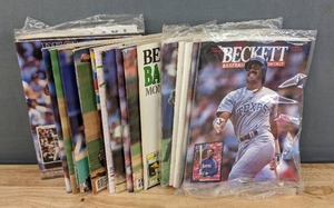 lot 94B image: 20 MLB Beckett Baseball Card Monthly Magazines B