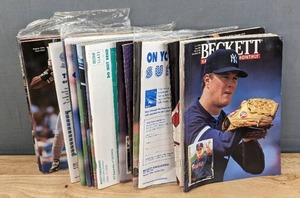 lot 95B image: 20 MLB Beckett Baseball Card Monthly Magazines B