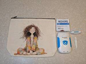 lot 434 image: New Mani Pedi & Canvas Tote With Adorable Girl on Front P