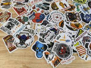 lot 90B image: 150 Brand New Stickers Welder Firefighter Hilarious USA Union Electrician Funny N
