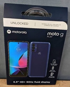 lot 40C image: New Motorola - Moto G Play 2023 32GB (Unlocked) - Navy Blue Y