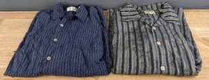lot 141 image: (2) Mens Button Up Shirts Size XL Bill Blass and Joseph & Feiss 100% Silk F