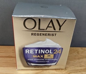 lot 72D image: New Olay Skincare Regenerist Retinol 24 MAX Night Face Moisturizer, Anti-Aging Cream, 1.7 oz Jar L