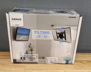 lot 51A image: New Sanus Tilting 13-30 TV Wall Mount AST16-B1 Y