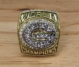 lot 22A image: New Brett Favre Green Bay Packers NFL Football 1996 Super Bowl Championship Replica Ring I