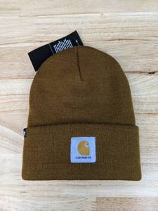 lot 39A image: Brand New Carhartt Green Bay Packers Embroidered NFL Football Beanie Winter Hat L