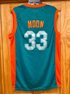 lot 33A image: Brand New Will Ferrell Semi-Pro Jackie Moon Flint Tropics Movie Basketball ABA #33 Jersey Size XL I