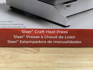 lot 19C image: Brand New Siser 9 x 12 Heat Press Machine $349.99 Retail I