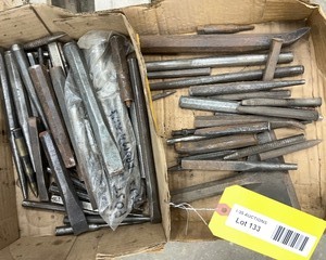 lot 133 image: Punches, Chisels