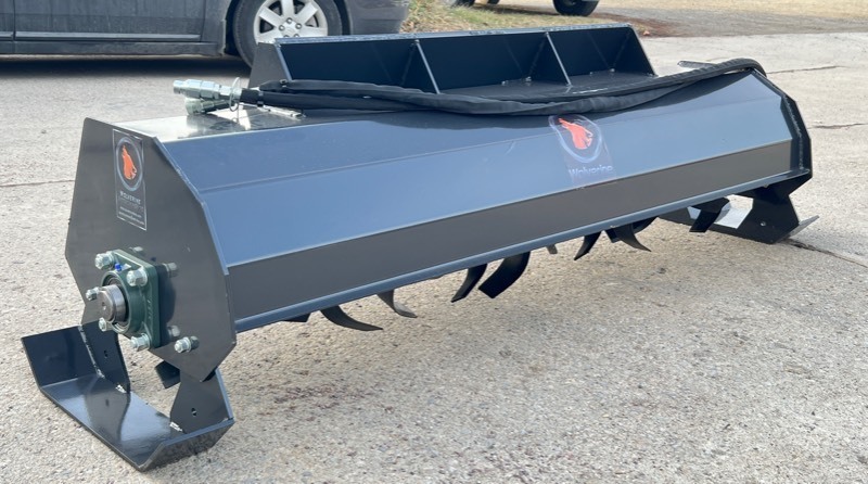 lot 99 image: Hydraulic Rotary Tiller Attachment