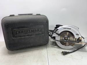 lot 313 image: CRAFTSMAN CIRCULAR SAW LASERTRAC WITH CASE