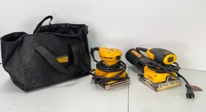 lot 333 image: Dewalt Palm Sanders