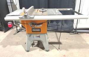 lot 367 image: RIDGID CONTRACTOR TEN INCH TABLE SAW