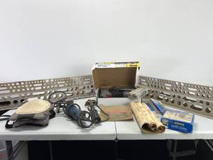 lot 378 image: CENTRAL PNEUMATICK 18 GAUGE 2-1 NAILER STAPLER ROTERY PLANER DETAIL SANDER LOT