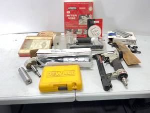 lot 379 image: RATCHET WRENCH NEW 2 SURE BONDER IMPACT NAILER, SAWS LOT
