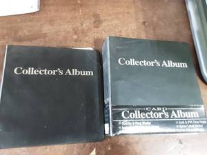 2-Football Albums Of Cards Approx. 400