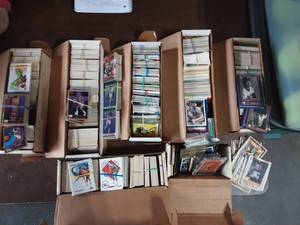 Basketball, Baseball, Football, Hockey, Golf Approx 5000 Cards