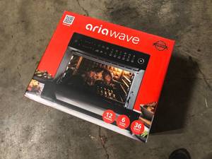 ARIA Ariawave 36 qt. Black Air Fryer Oven   Customer Returns See Pictures