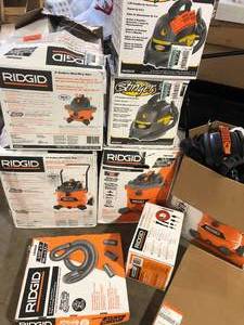 Lot of Assorted WetDry Shop Vacs Various Models and Conditions  Customer Returns See Pictures