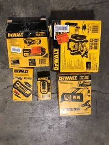 Lot of Assorted Dewalt Portable Power Stations  Various Models and Conditions  Customer Returns See Pictures