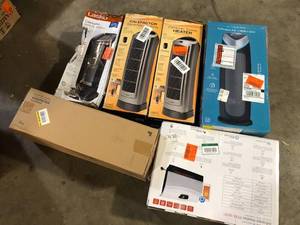 Lot of Assorted Heaters Various Models and Conditions    Customer Returns See Pictures