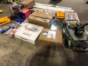 Lot of Assorted Tools, Hardware, Misc. Items Various Models and Conditions  Customer  Returns See Pictures