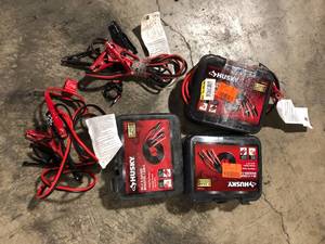 Lot of Assorted Booster Cable Various Sizes and Conditions  Customer Returns See Pictures