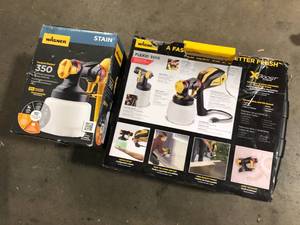 Lot of Assorted Wagner Handheld HVLP Stain Sprayer Customer Returns See Pictures