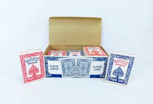 lot 19 image: Lot of 12 Maverick Bridge Playing Cards