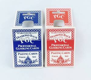 lot 57 image: Lot of 12 Diamond Back PGC Professional Gambling Cards Poker Playing Card Decks