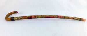 lot 12 image: Vintage Carved Wood Cane