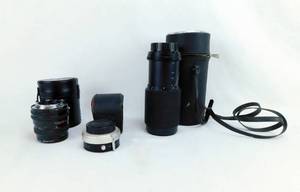lot 39 image: Lot of 3 Camera Lenses Including Tokina RMC 70-210mm, Vivitar Auto Tele Converter 2x-5, Sigma Mini-wide F- 28MM