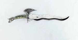 lot 16 image: Vintage Unicorn or Dragon Flame Dagger