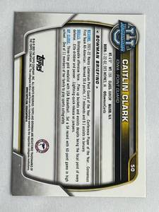 lot 6 image: 2022-23 Bowman U Chrome Caitlin Clark 1st Bowman #50 - Pack Fresh