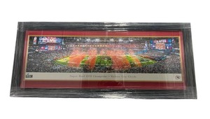 lot 7 image: Super Bowl LVII Champions Kansas City Chiefs 18.5 x 43.5 Professionally Framed Panoramic Picture (New Old Stock)