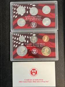 2002 US MINT SILVER PROOF SET