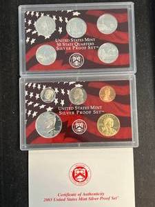 2003 US MINT SILVER PROOF SET