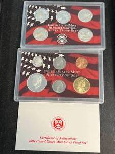 2004 US MINT SILVER PROOF SET