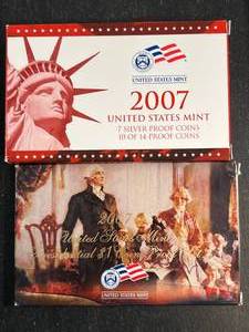 2007 US MINT SILVER PROOF SET