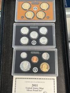 2011 US MINT SILVER PROOF SET