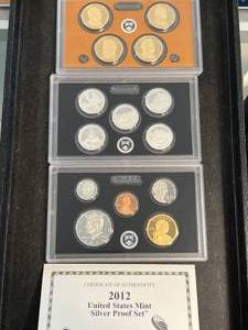 2012 US MINT SILVER PROOF SET