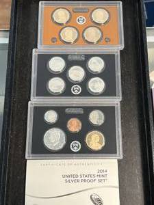2014 US MINT SILVER PROOF SET