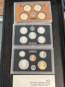 2015 US MINT SILVER PROOF SET