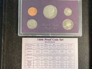 1986 US PROOF SET