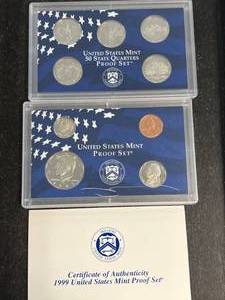 1999 US MINT PROOF SET