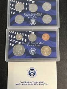 2002 US MINT PROOF SET