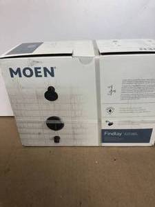 MOEN Findlay Single-Handle 6-Spray Tub and Shower Faucet in Matte Black (Valve Included) Customer Returns See Pictures