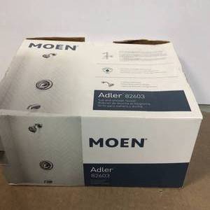 MOEN Adler Single Handle 4-Spray Tub and Shower Faucet 1.8 GPM in Chrome (Valve Included) Customer Returns See Pictures