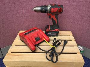 lot 62 image: Milwaukee 2607-20 M18 Hammer Drill